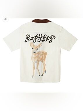 Bogey Boys Rare Vintage Style Deer Button Down, size M